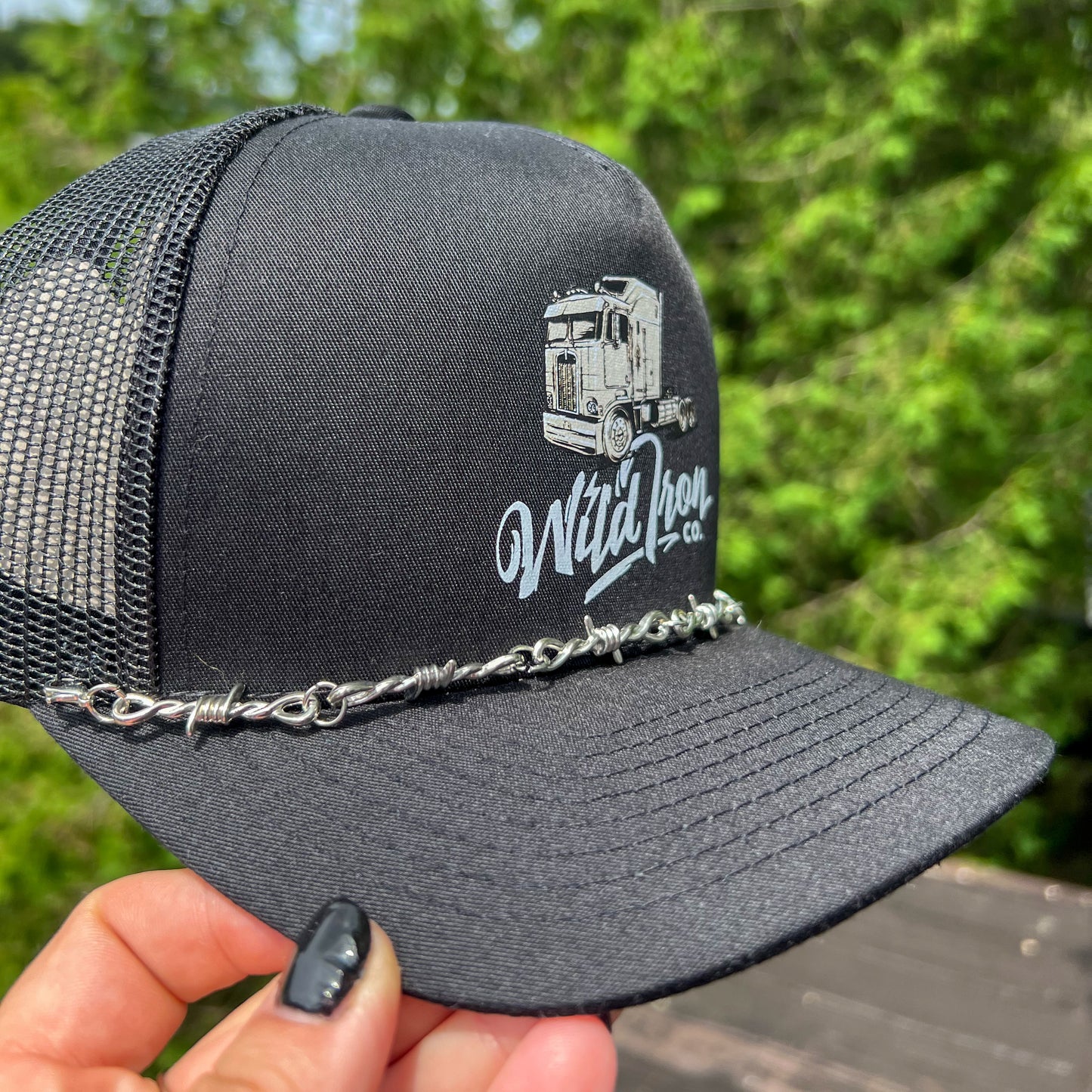 Barb Wire Hat Chain