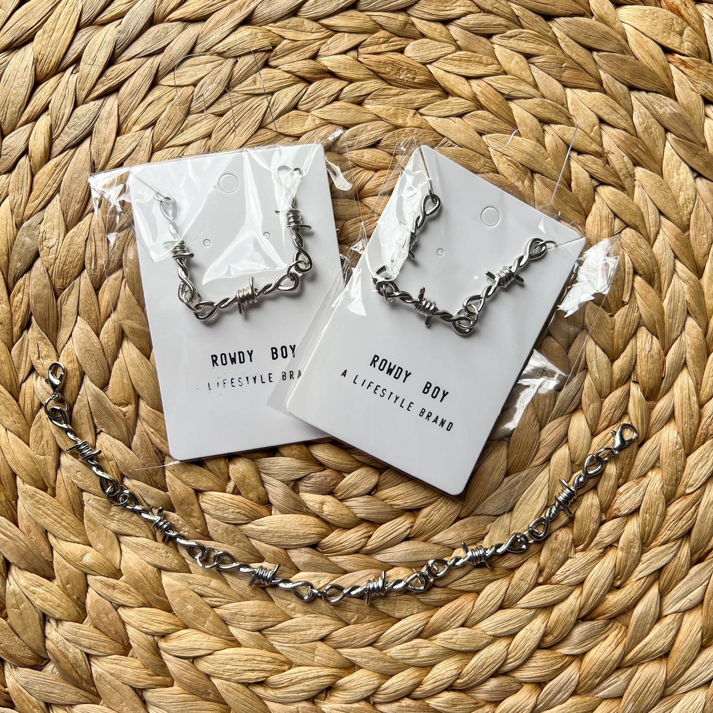 Barb Wire Hat Chain