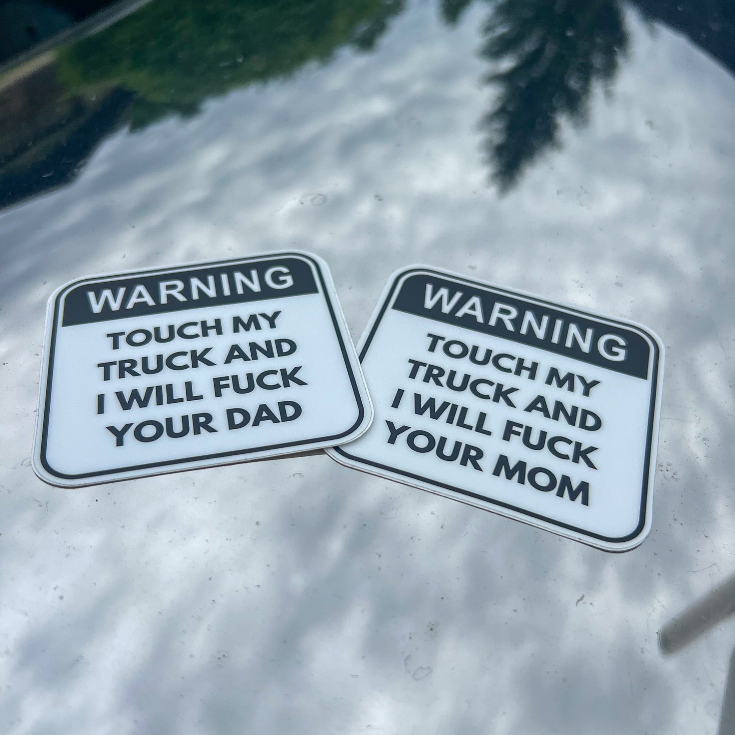 Don't Touch My Truck Stickers