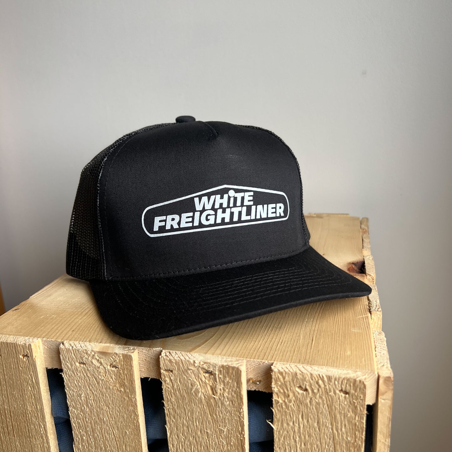 White Freightliner Trucker Hat