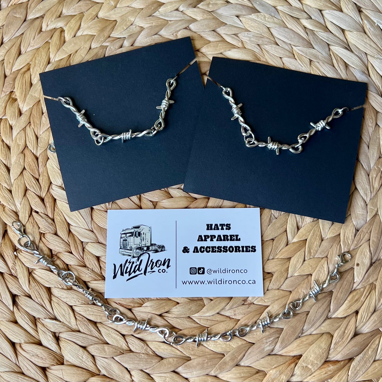 Barbed Wire Hat Chain
