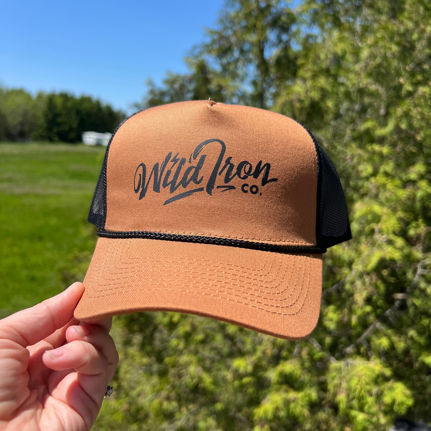 Brown Rope Wild Iron Hat