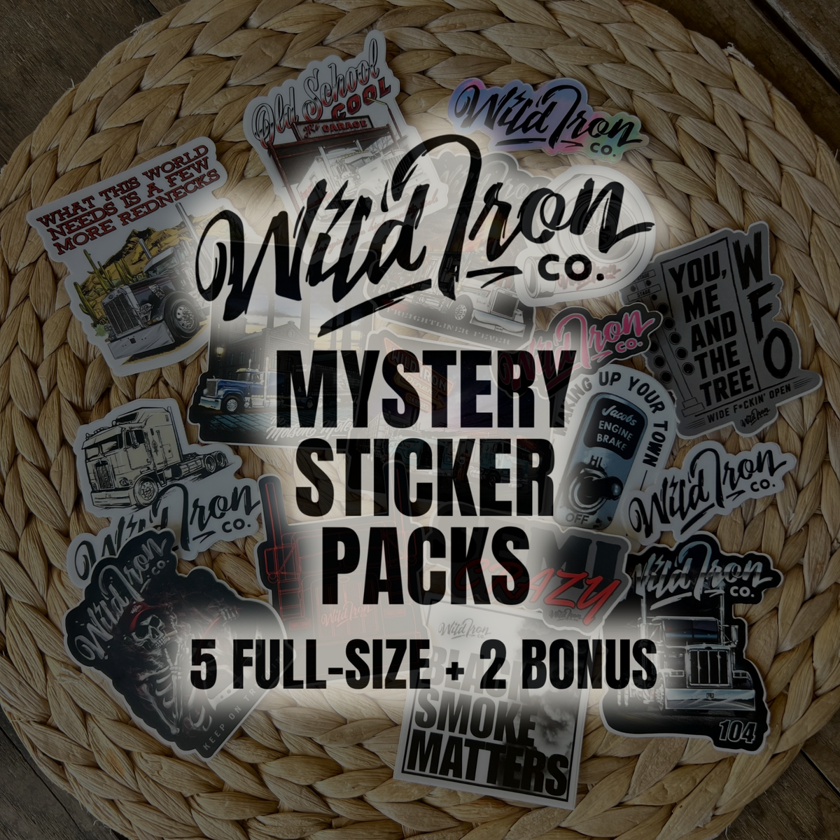 Wild Iron Mystery Sticker Pack